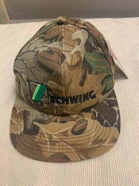 NWT Vintage SCHWING Camouflage Hunting Hat Cap USA Made